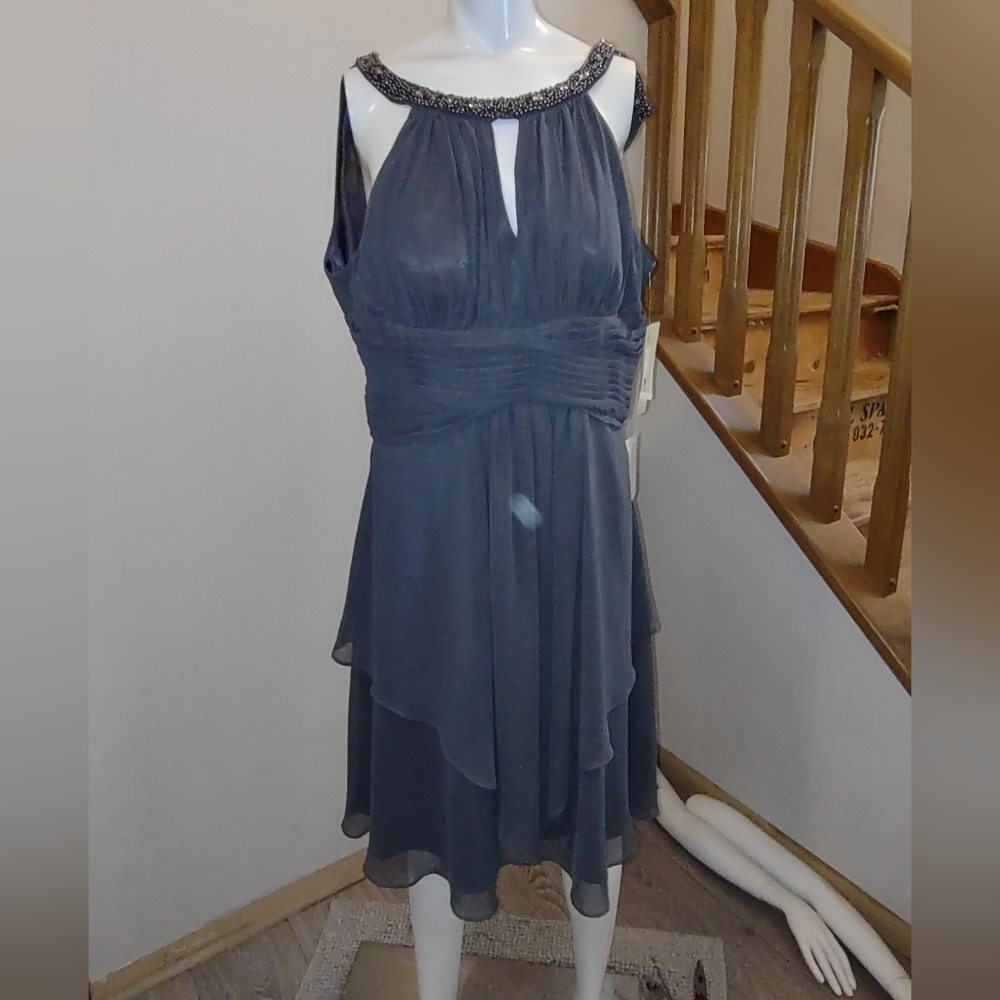Nordstrom formal strapless beaded even dress